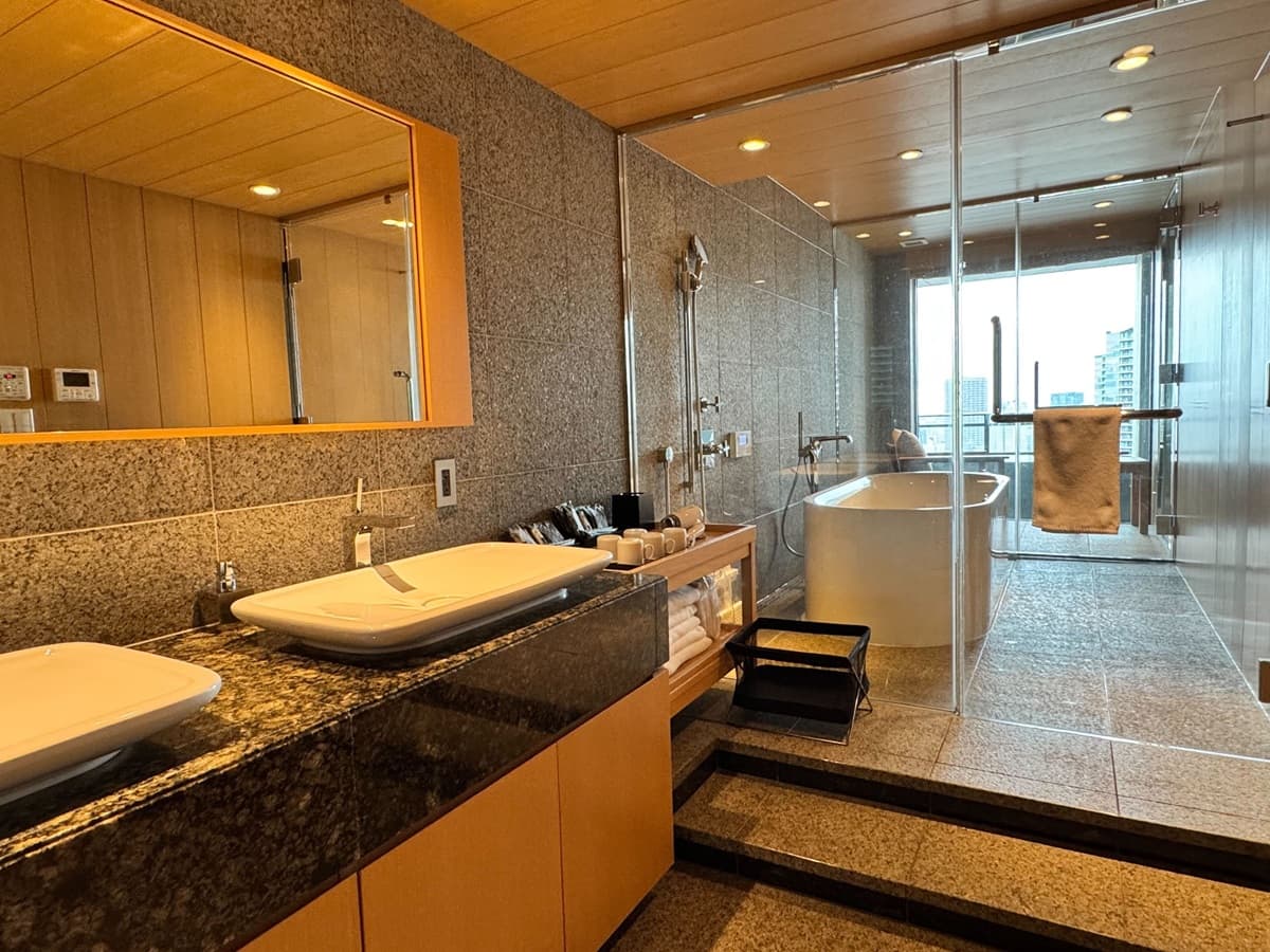 KACHIDOKI THE TOWER（勝どき ザ・タワー）のゲストルーム（趣のバスルーム）としとくらし