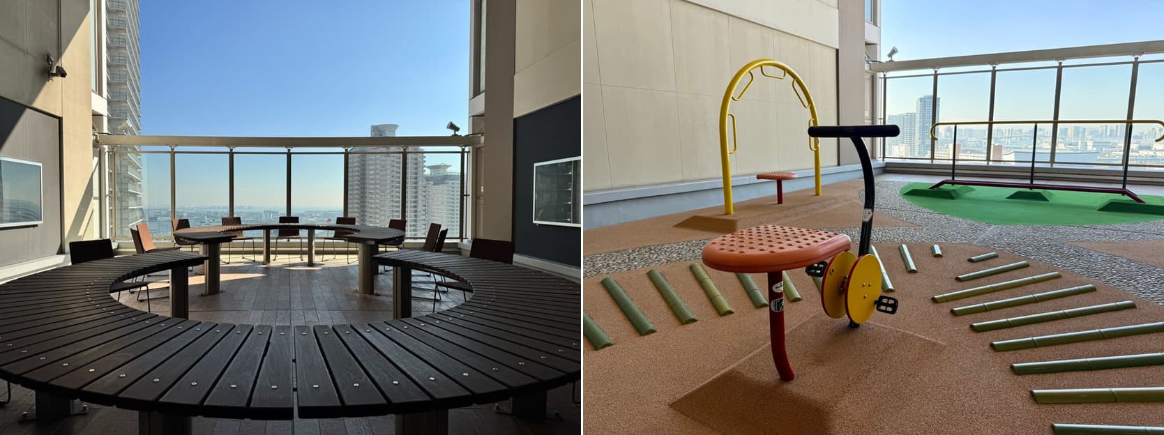 9パークタワー東雲のソラプラザギャラリーとソラプラザヘルス（としとくらし）