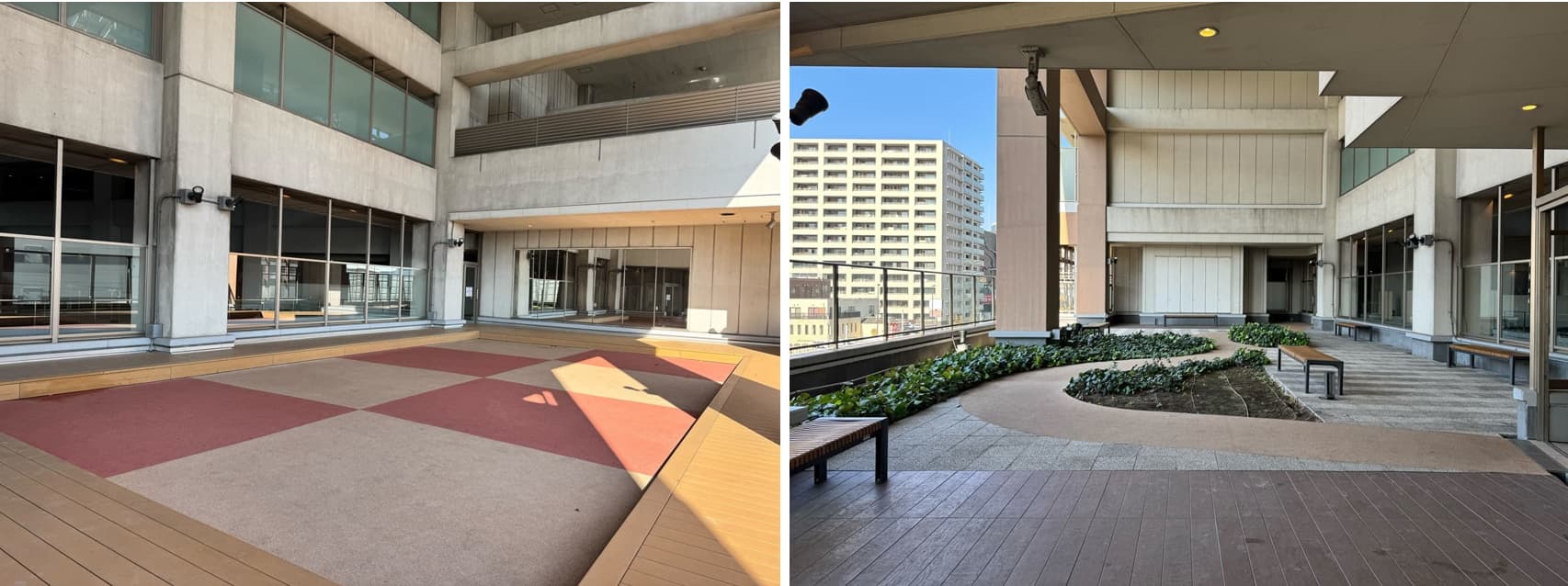 ⑫パークタワー東雲のソラテラスサンライズとソラテラスサンセット（としとくらし）